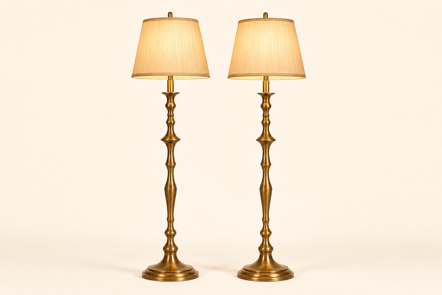 Brass floor lamps