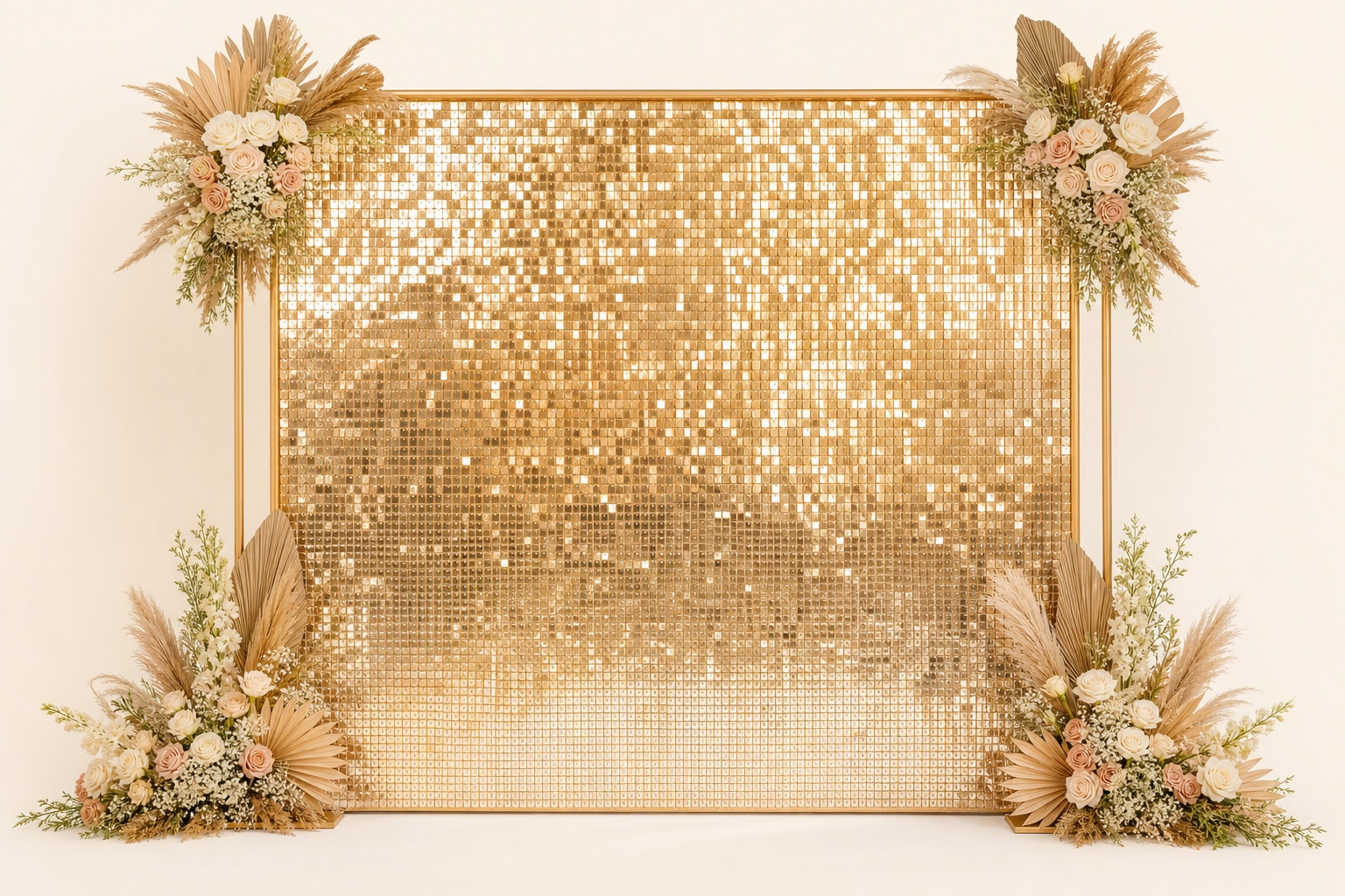 Shimmer panel backdrop